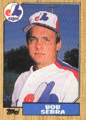 1987 Topps Baseball Cards      479     Bob Sebra